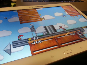 Arrow Mania, compiled to x86 running on Samsung Galaxy Tab 3